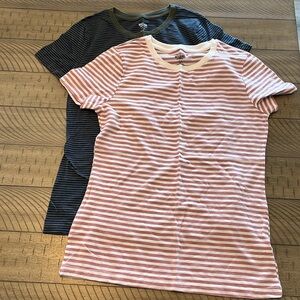 MOSSIMO SUPPLY CO. Striped Crewneck T-shirt ( Set of 2 )